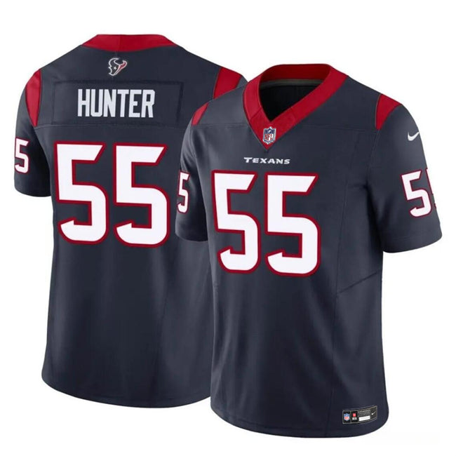 Hunk Wear - Houston Texans #55 Danielle Hunter Navy 2024 FUSE 2023 FUSE Vapor 1 Jersey