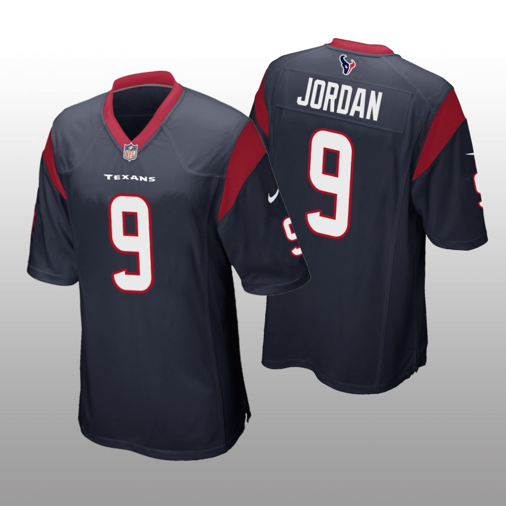 Hunk Wear - Houston Texans Brevin Jordan Navy Jersey Game - Men's