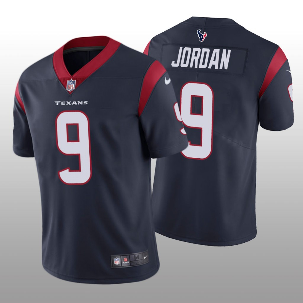 Hunk Wear - Houston Texans Brevin Jordan Navy Jersey Vapor Limited - Men's