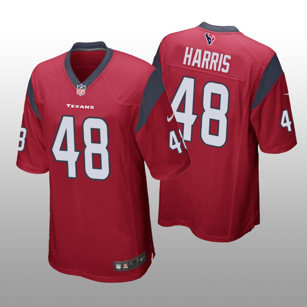 Hunk Wear - Houston Texans Christian Harris Red Jersey Game - Men's