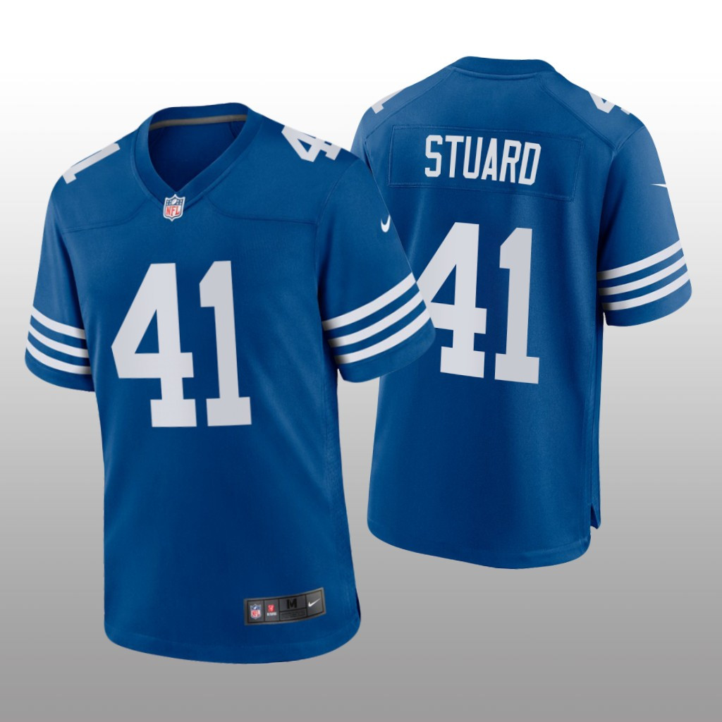Hunk Wear - Indianapolis Colts Grant Stuard Royal Jersey Alternate Game - Men's