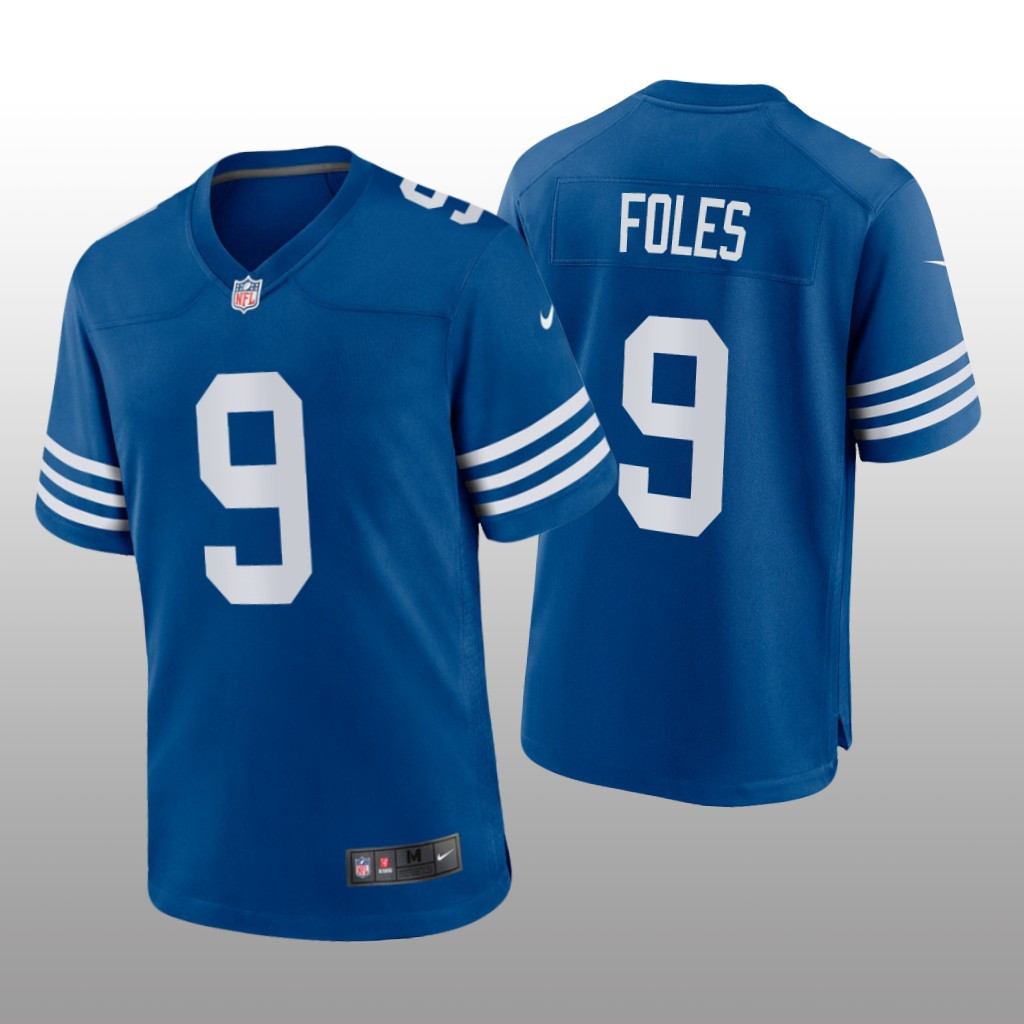 Hunk Wear - Indianapolis Colts Nick Foles Royal Jersey Alternate Game - Men's