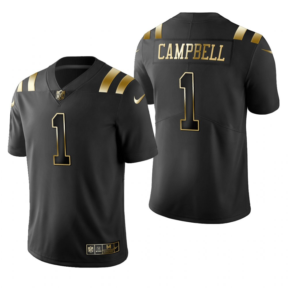 Hunk Wear - Indianapolis Colts Parris Campbell Black Jersey Golden Edition Men's