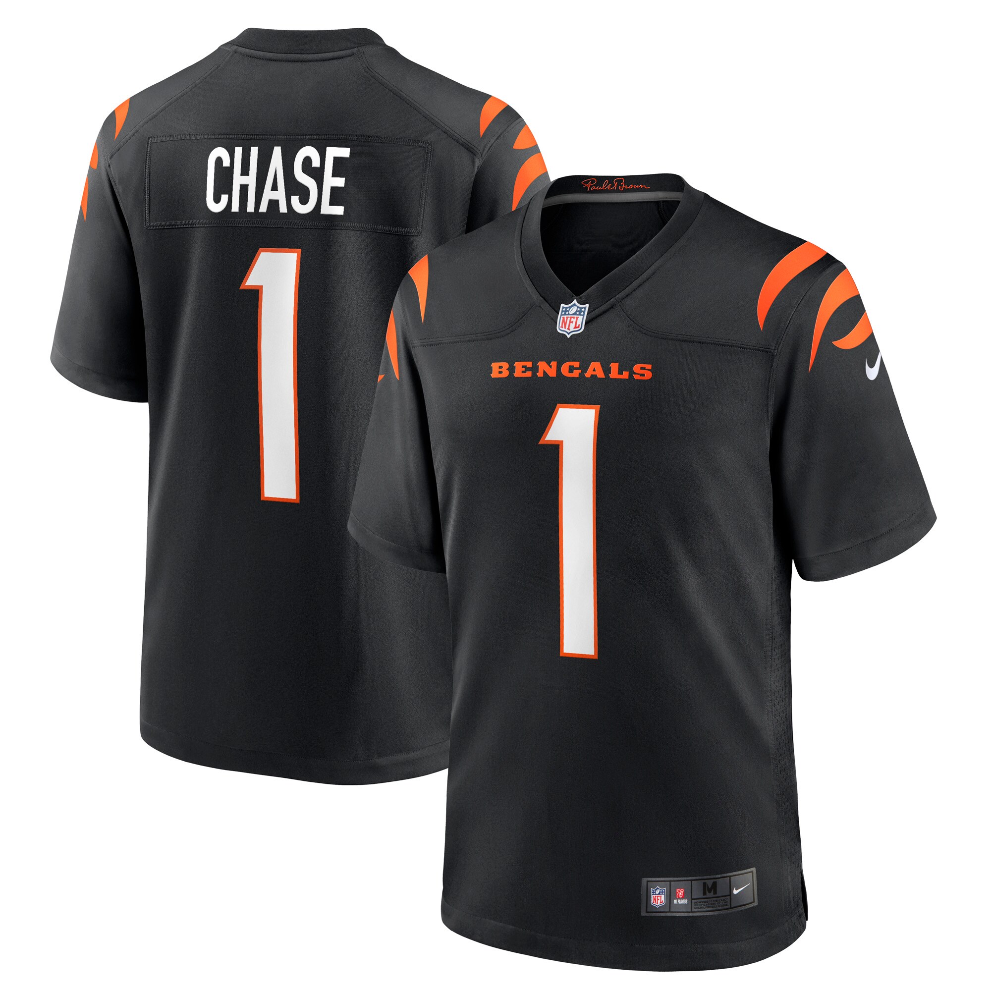 Hunk Wear - Ja’Marr Chase Cincinnati Bengals Nike Game Jersey – Black