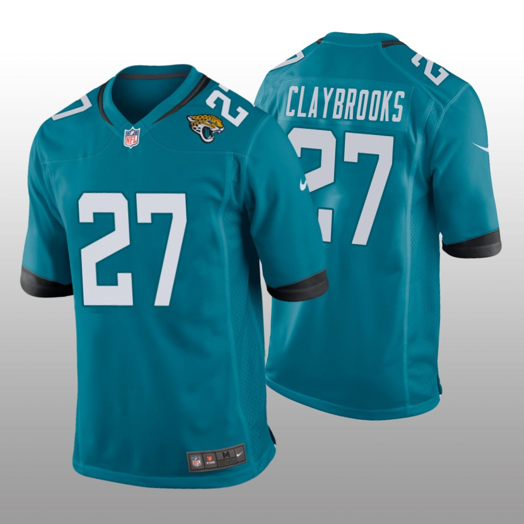 Hunk Wear - Jacksonville Jaguars Chris Claybrooks Teal Jersey Game - Men's