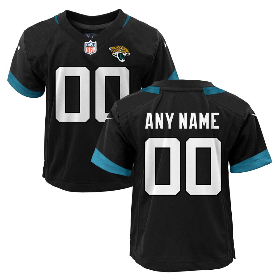 Hunk Wear - Jacksonville Jaguars Toddler Custom Game Jersey - Black