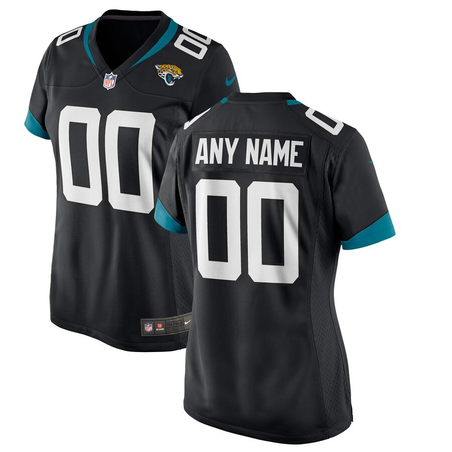 Hunk Wear - Jacksonville Jaguars Womens Custom Team Color Game Jersey - Black