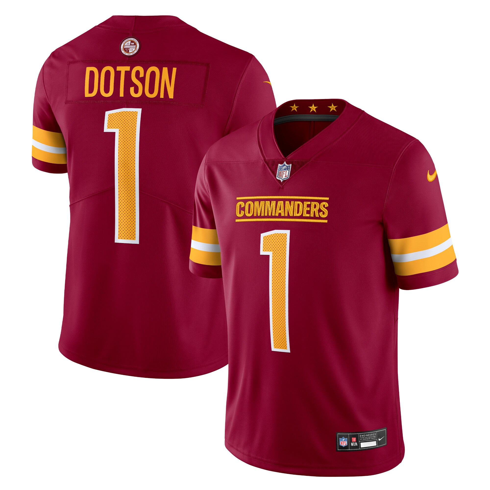 Hunk Wear - Jahan Dotson Washington Commanders Nike Vapor Untouchable Limited Jersey ' Burgundy