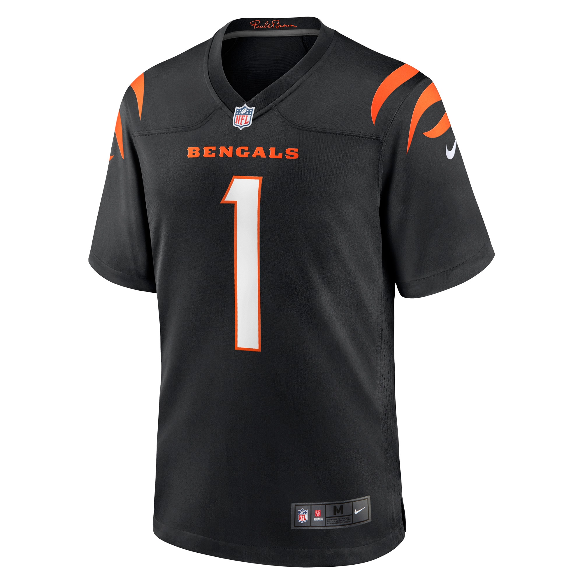 Hunk Wear - Jamarr Chase Cincinnati Bengals Nike Game Jersey Black