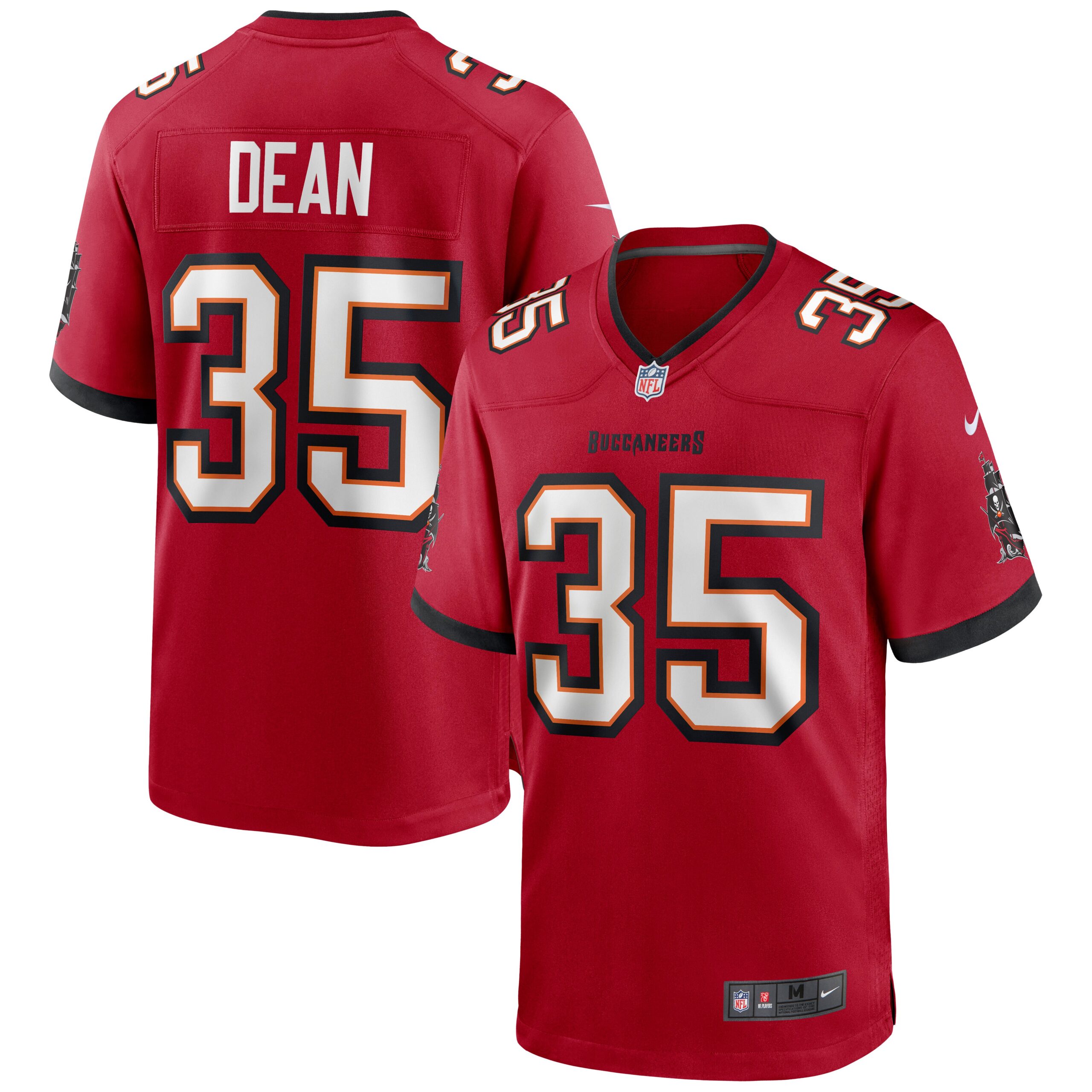 Hunk Wear - Jamel Dean Tampa Bay Buccaneers Nike Game Jersey ' Red