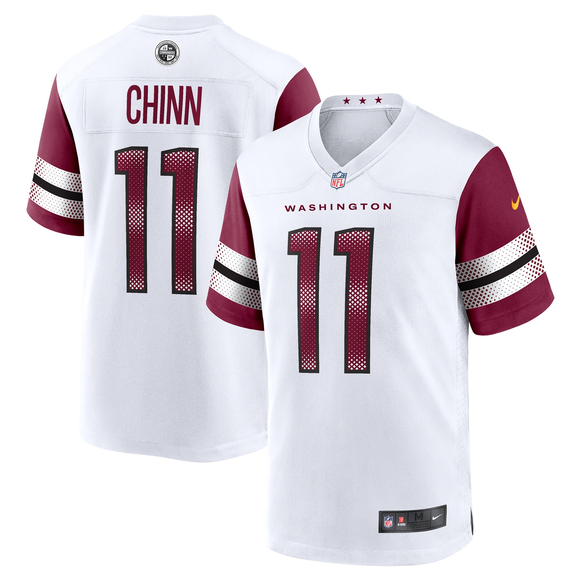 Hunk Wear - Jeremy Chinn Washington Commanders Nike Game Jersey ' White