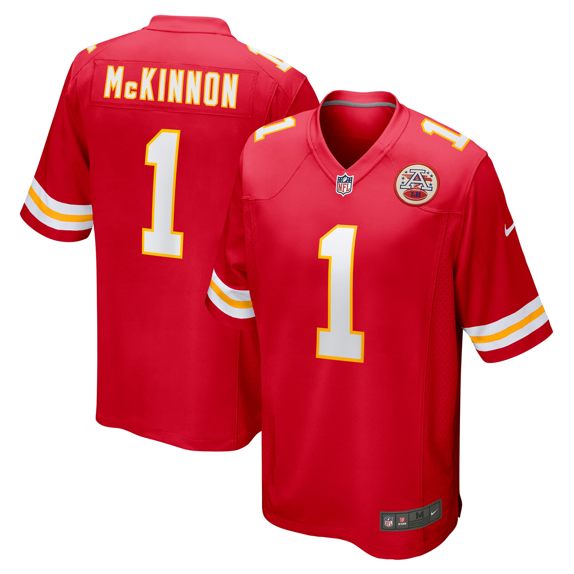 Hunk Wear - Jerick Mckinnon Kansas City Chiefs Nike Game Player Jersey Red