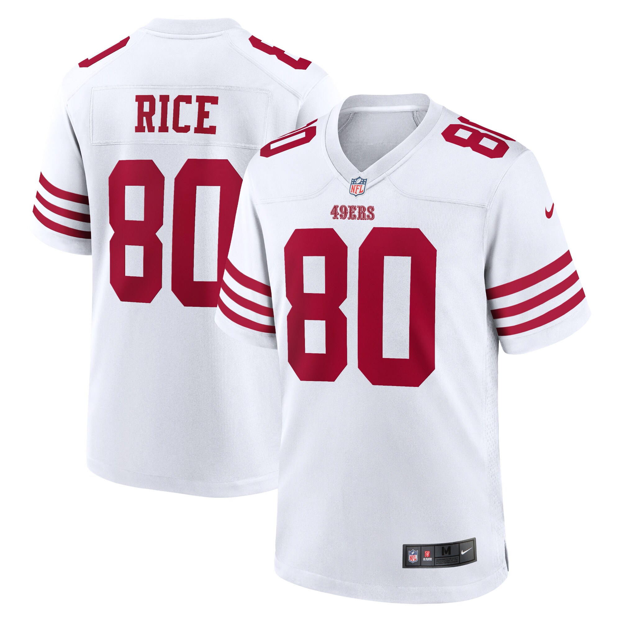 Hunk Wear - Jerry Rice San Francisco 49ers Nike Retired Player Game Jersey ' White