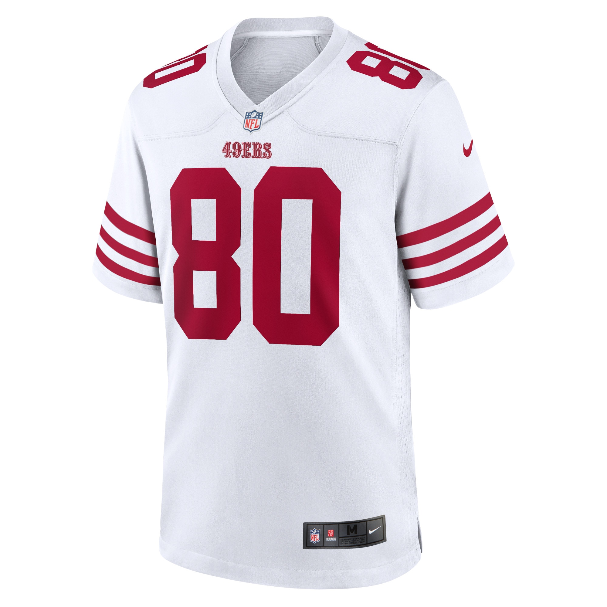 Hunk Wear - Jerry Rice San Francisco 49Ers Nike Retired Player Game Jersey White