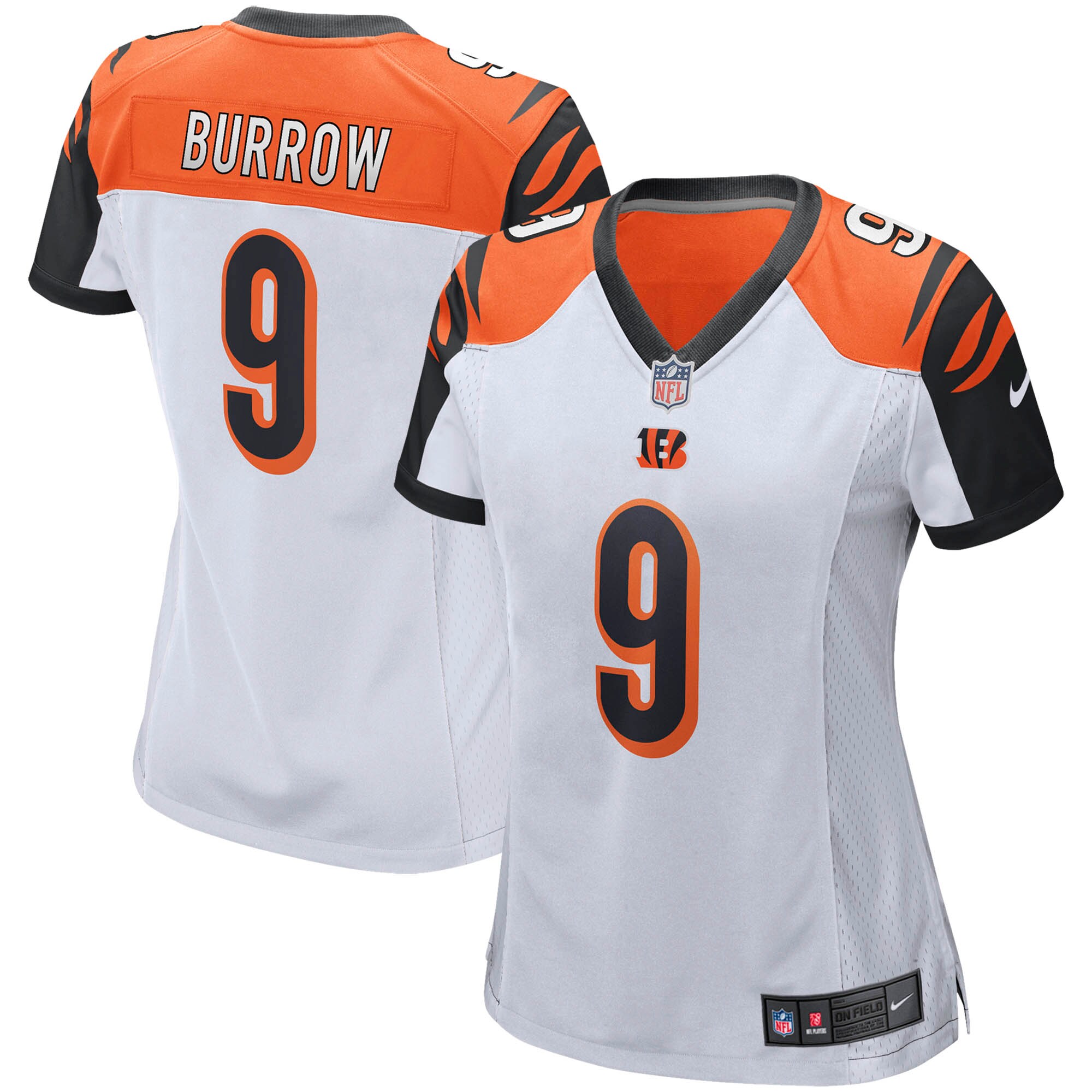 Hunk Wear - Joe Burrow Cincinnati Bengals Nike Women's Player Game Jersey ' White