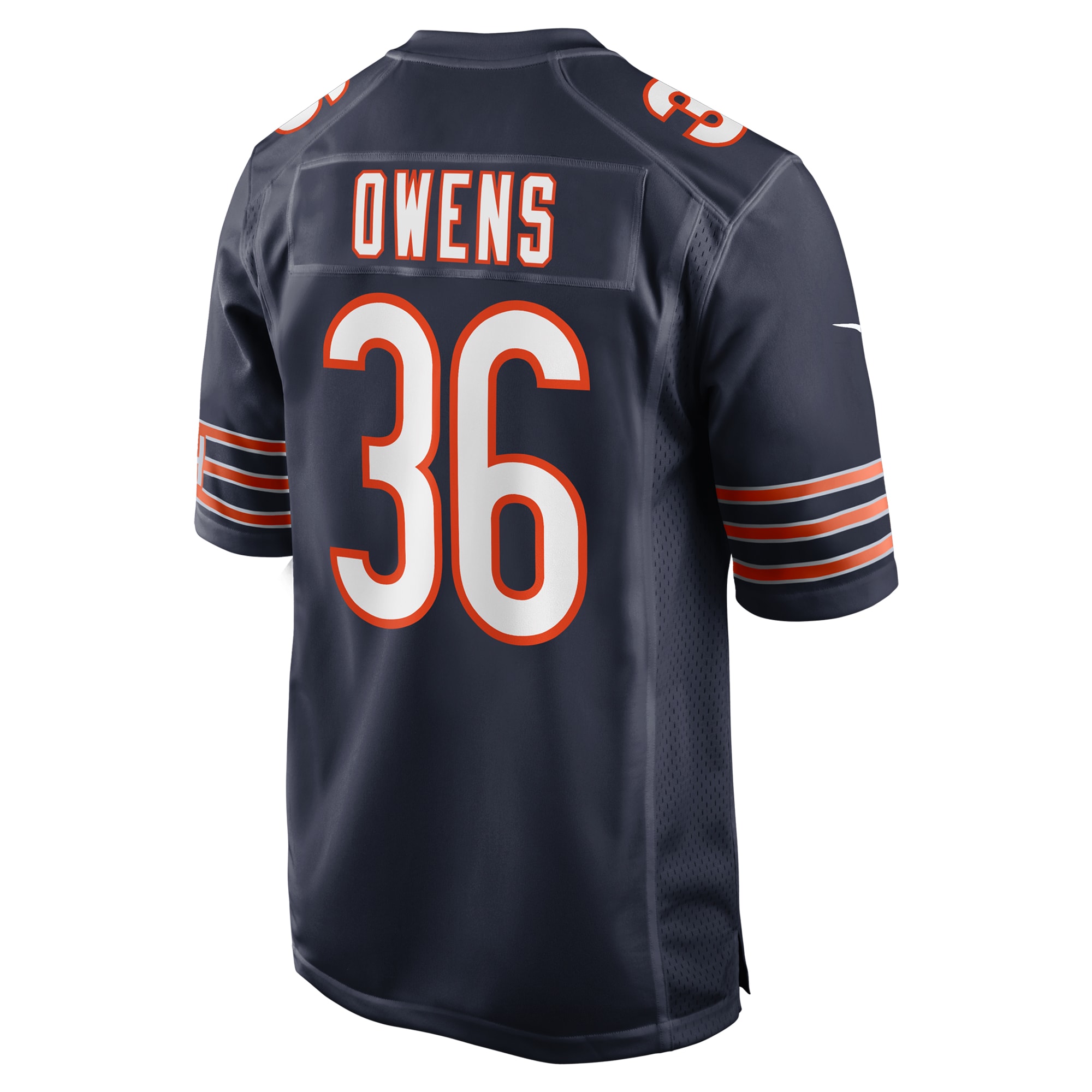 Hunk Wear - Jonathan Owens Chicago Bears Nike Game Jersey Navy