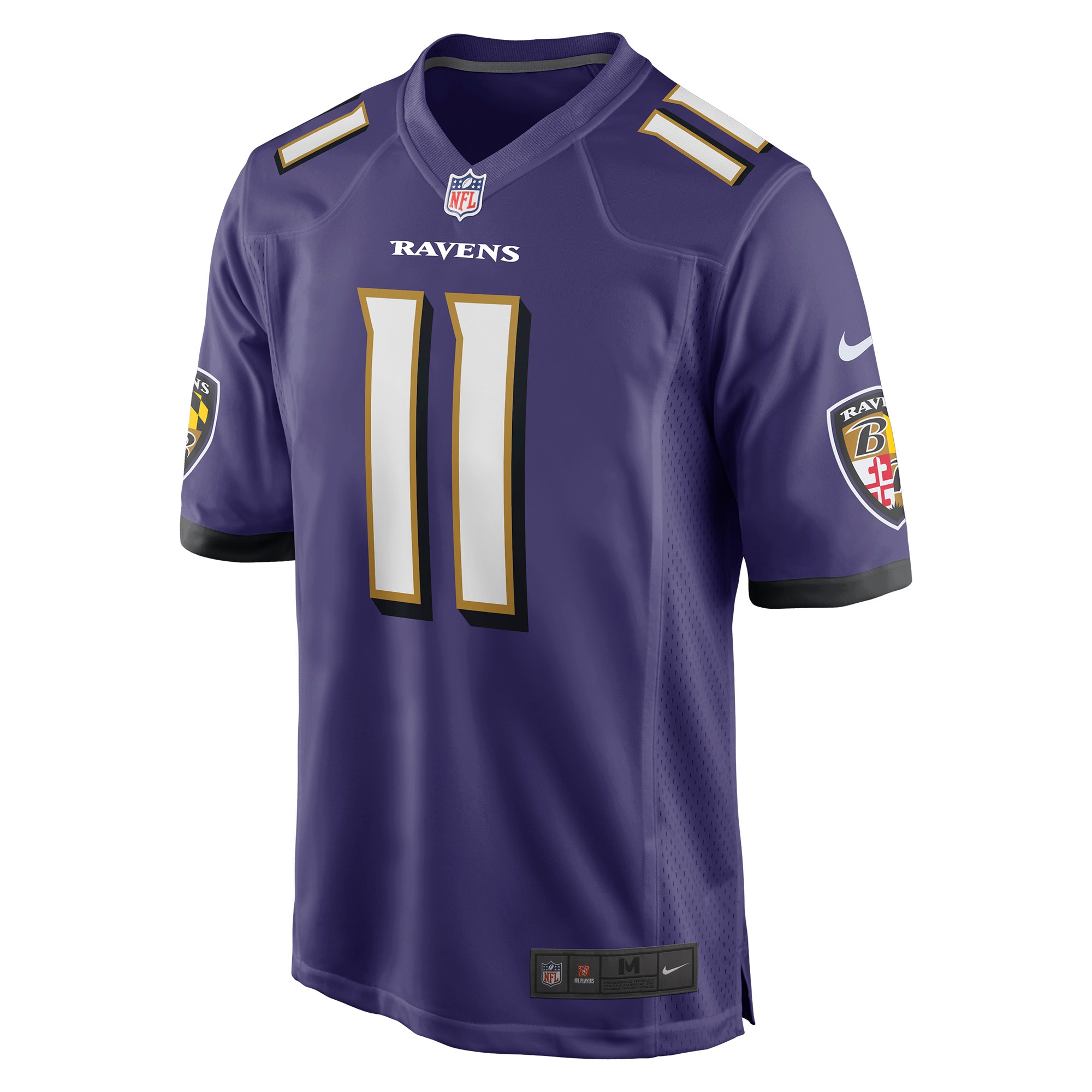 Hunk Wear - Jordan Stout Baltimore Ravens Nike Player Game Jersey Purple