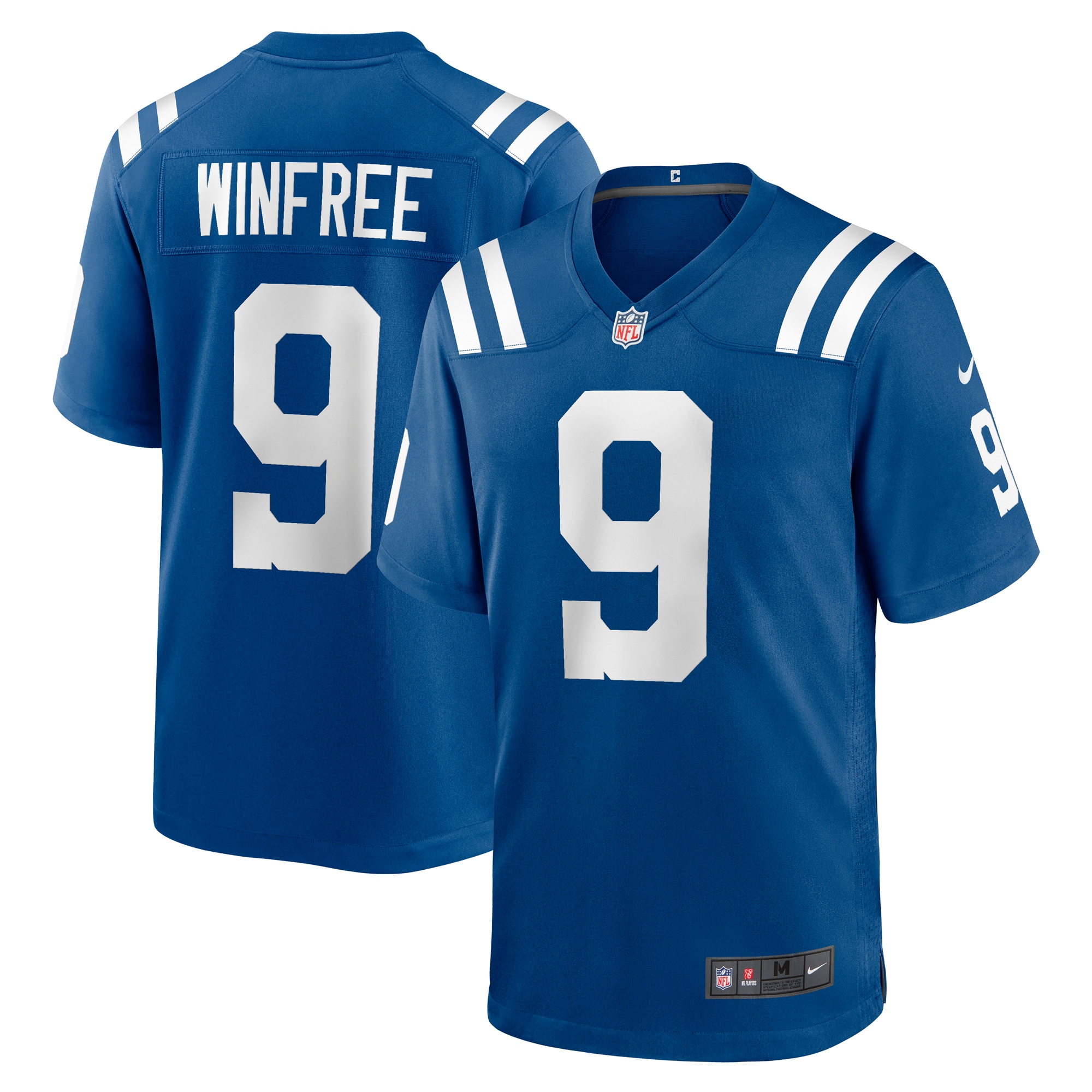 Hunk Wear - Juwann Winfree Indianapolis Colts Nike Team Game Jersey Royal