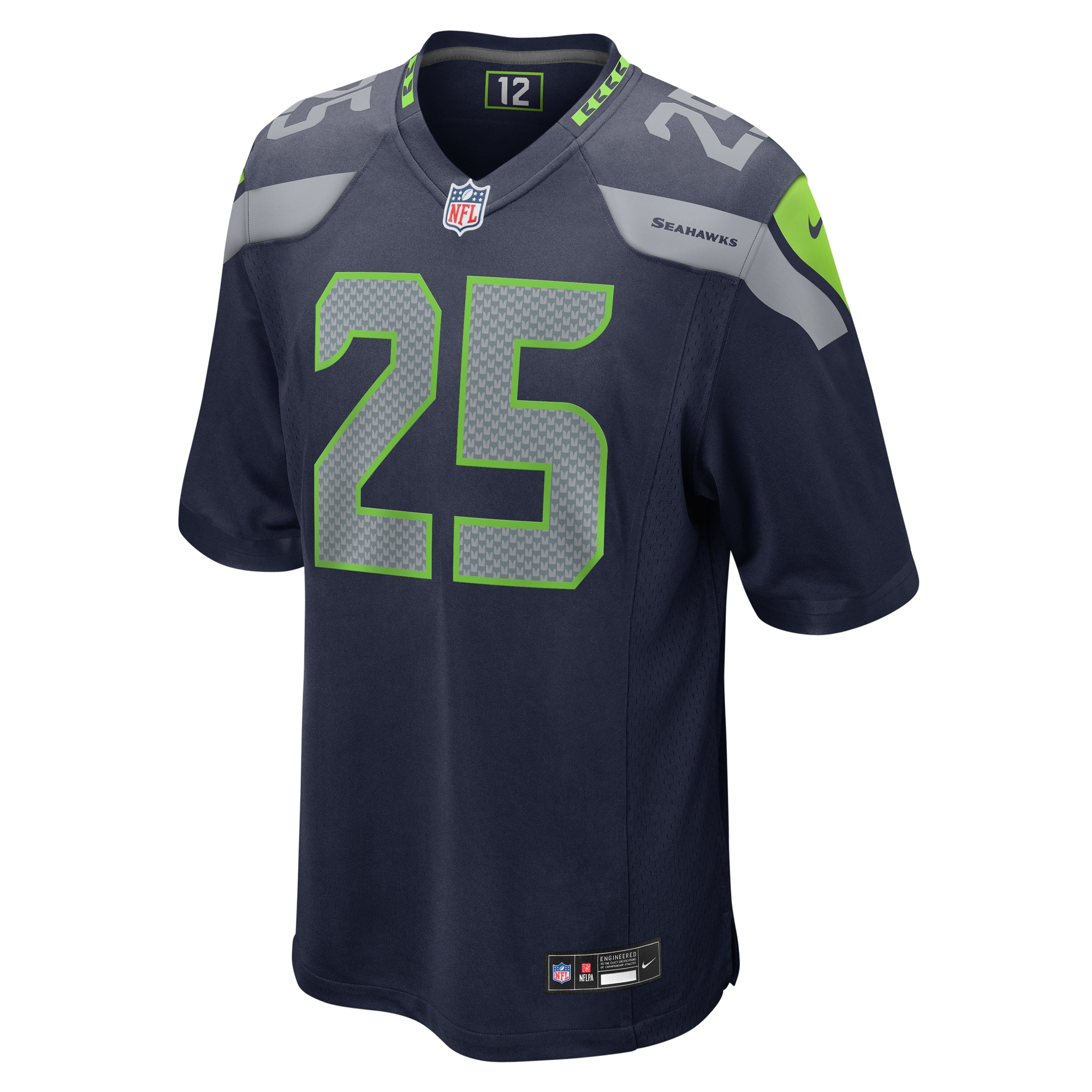 Hunk Wear - Kenny Mcintosh Seattle Seahawks Nike Game Jersey College Navy