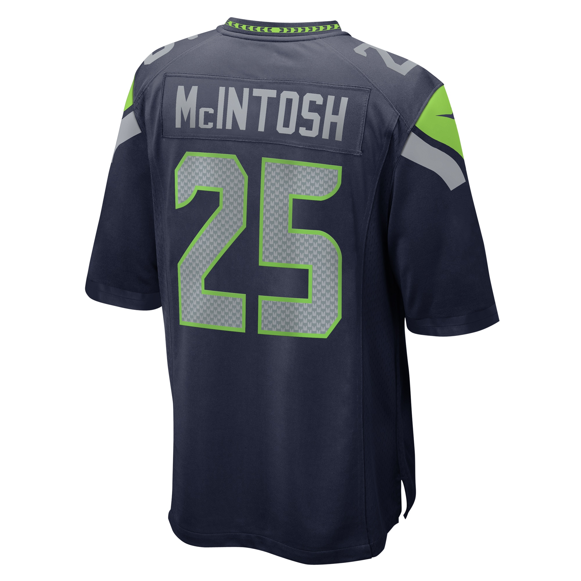 Hunk Wear - Kenny Mcintosh Seattle Seahawks Nike Game Jersey College Navy