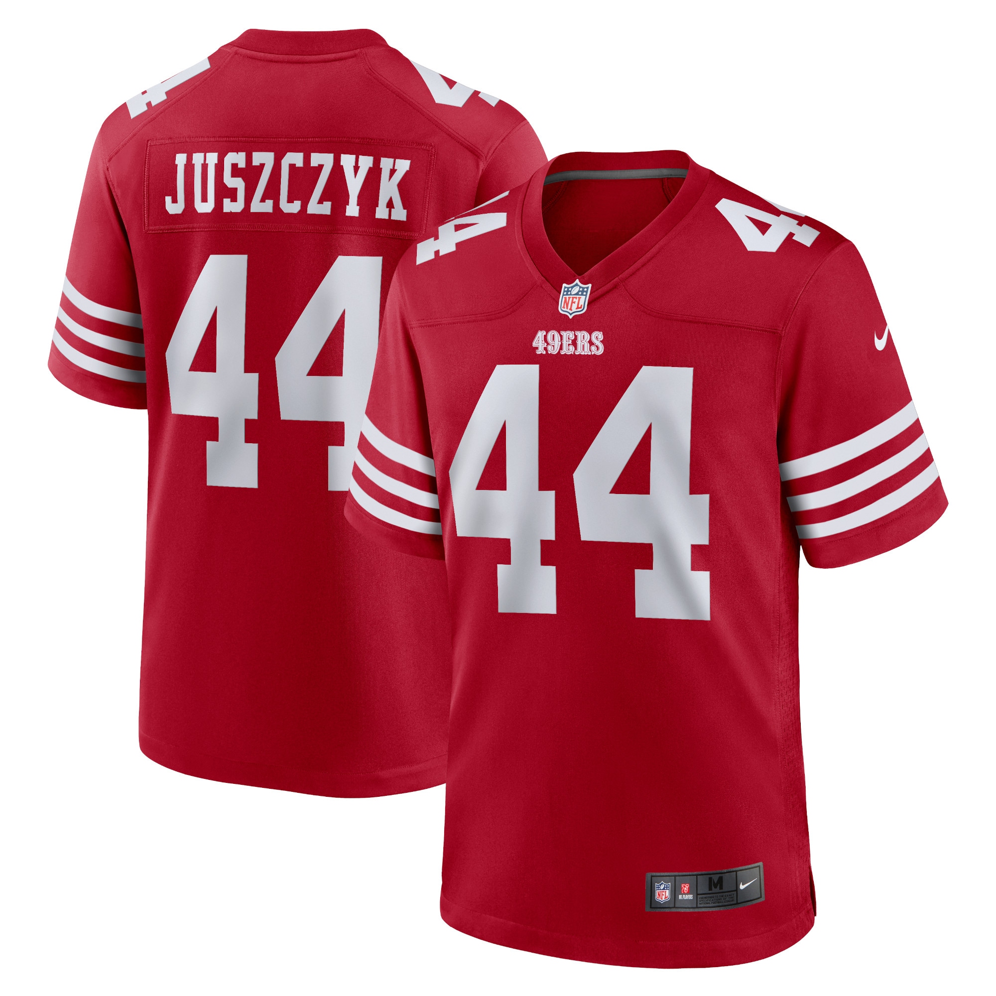 Hunk Wear - Kyle Juszczyk San Francisco 49ers Nike Player Game Jersey ' Scarlet