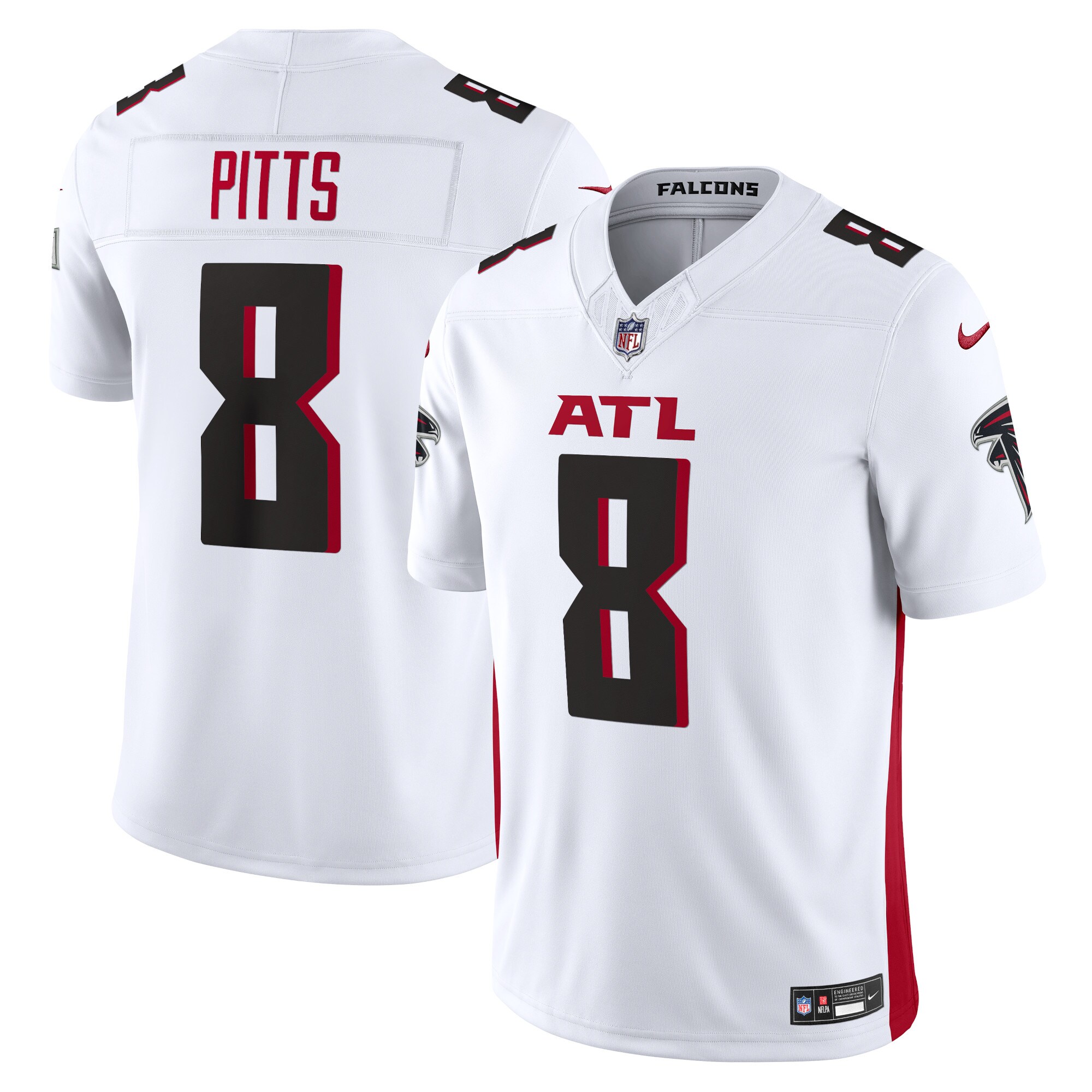 Hunk Wear - Kyle Pitts Atlanta Falcons Nike Vapor F.U.S.E. Limited Jersey ' White