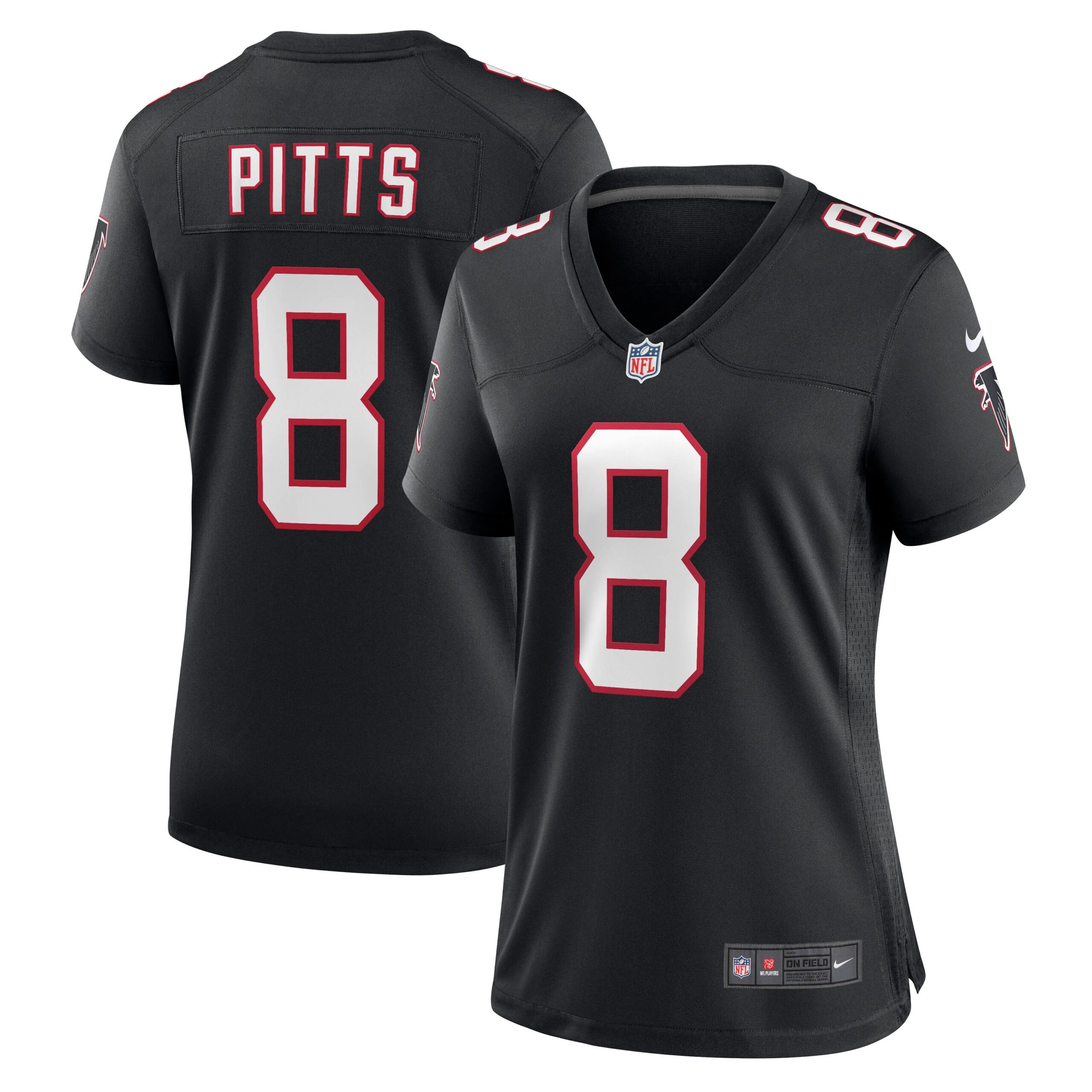 Hunk Wear - Kyle Pitts Atlanta Falcons Nike Women's Game Jersey ' Black