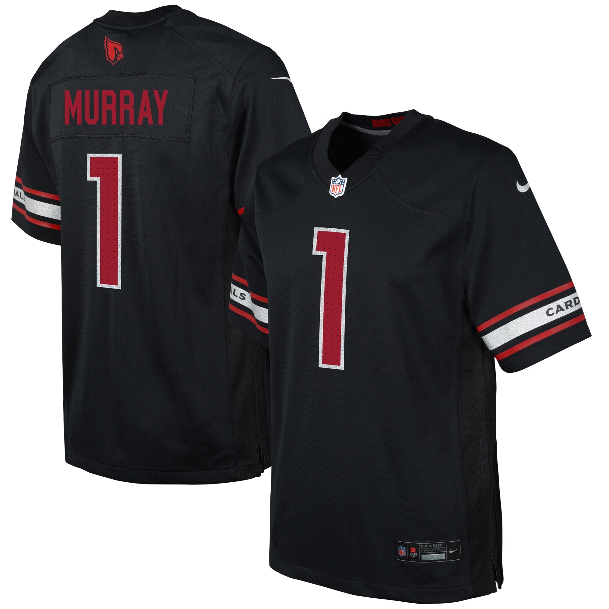 Hunk Wear - Kyler Murray Arizona Cardinals Nike Youth Game Jersey ' Black