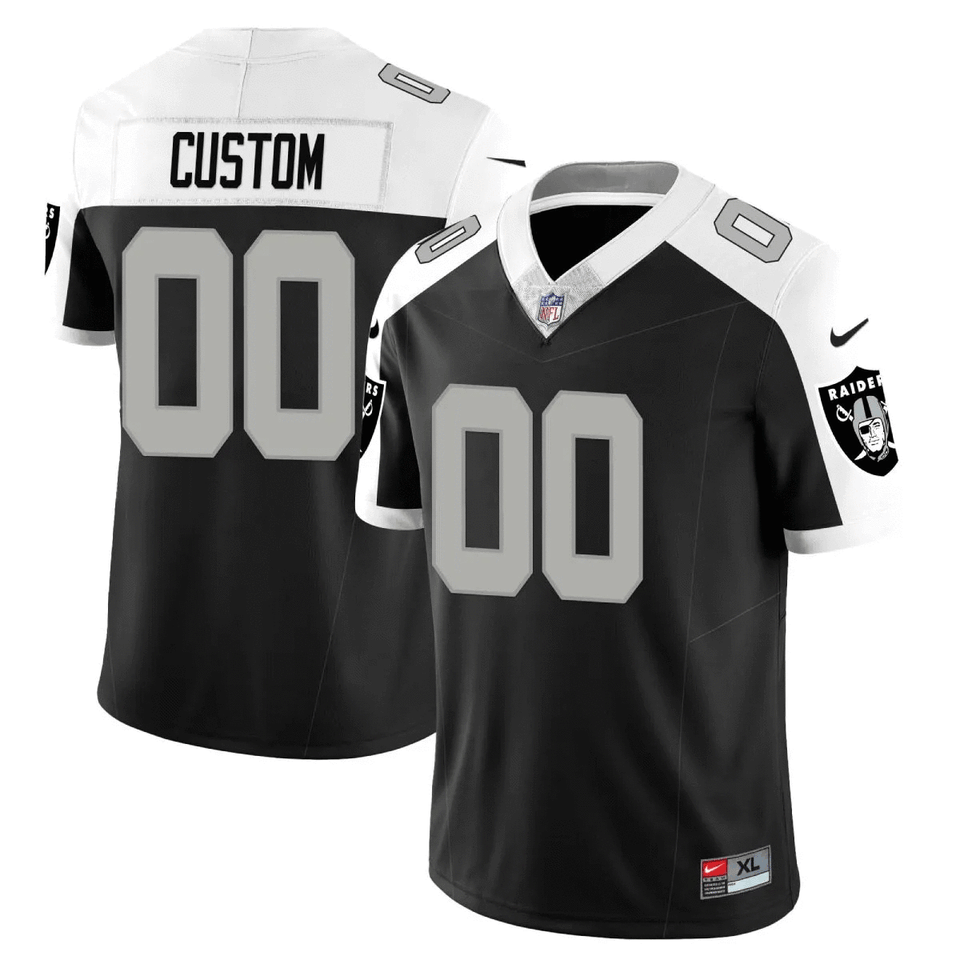 Hunk Wear - Las Vegas Raiders Custom Black Alternate Alternate Jersey
