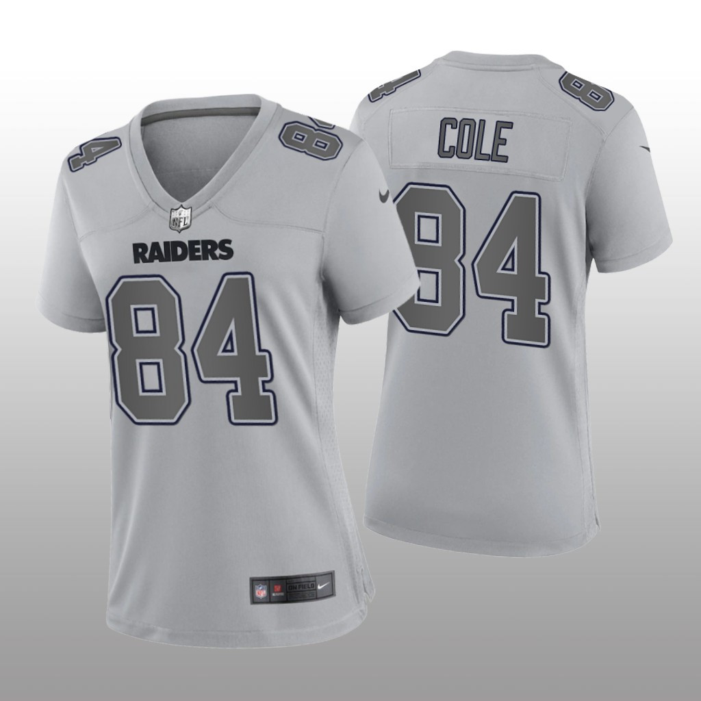 Hunk Wear - Las Vegas Raiders Keelan Cole Gray Jersey Atmosphere Fashion Game - Women's
