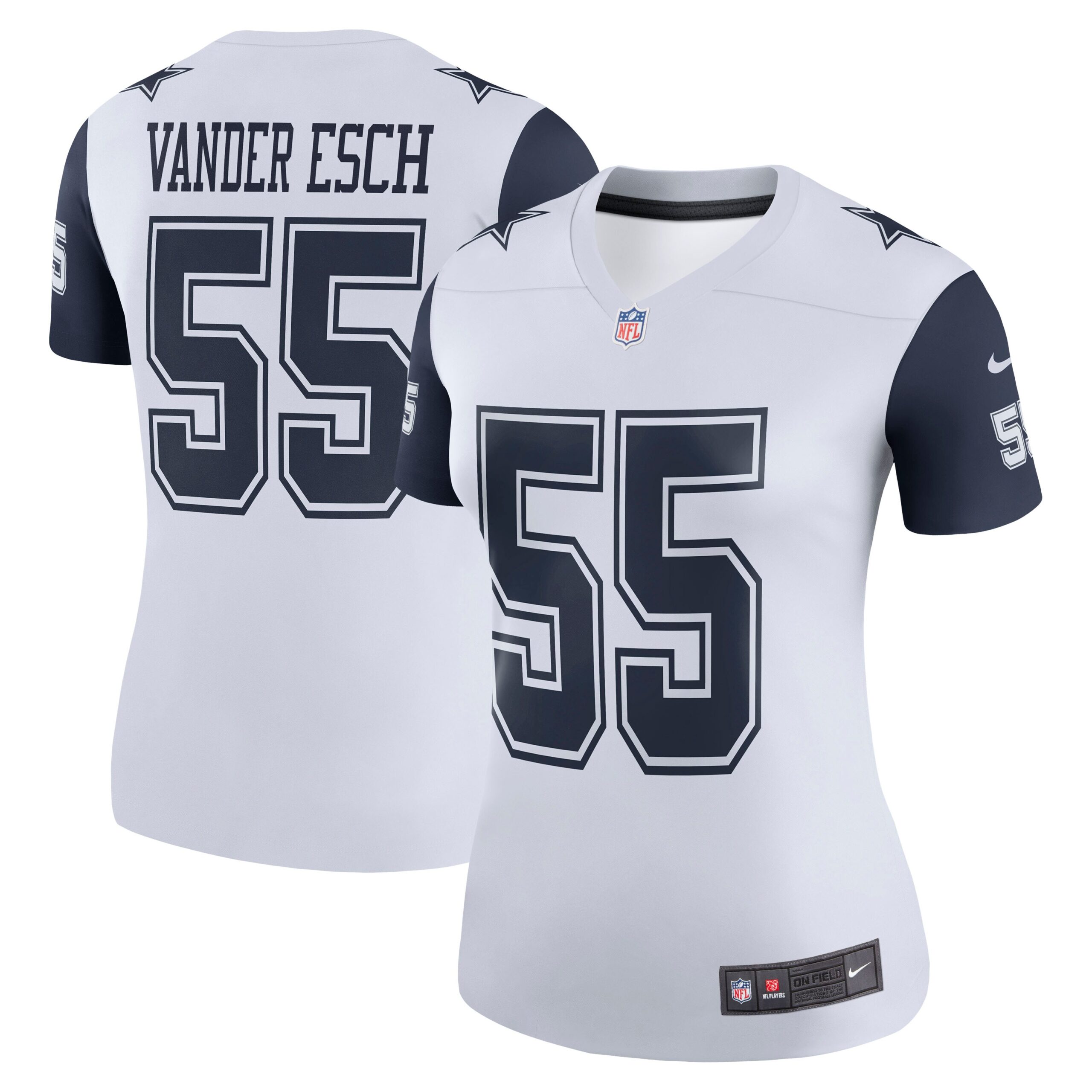 Hunk Wear - Leighton Vander Esch Dallas Cowboys Nike Women's Color Rush Legend Player Jersey ' White