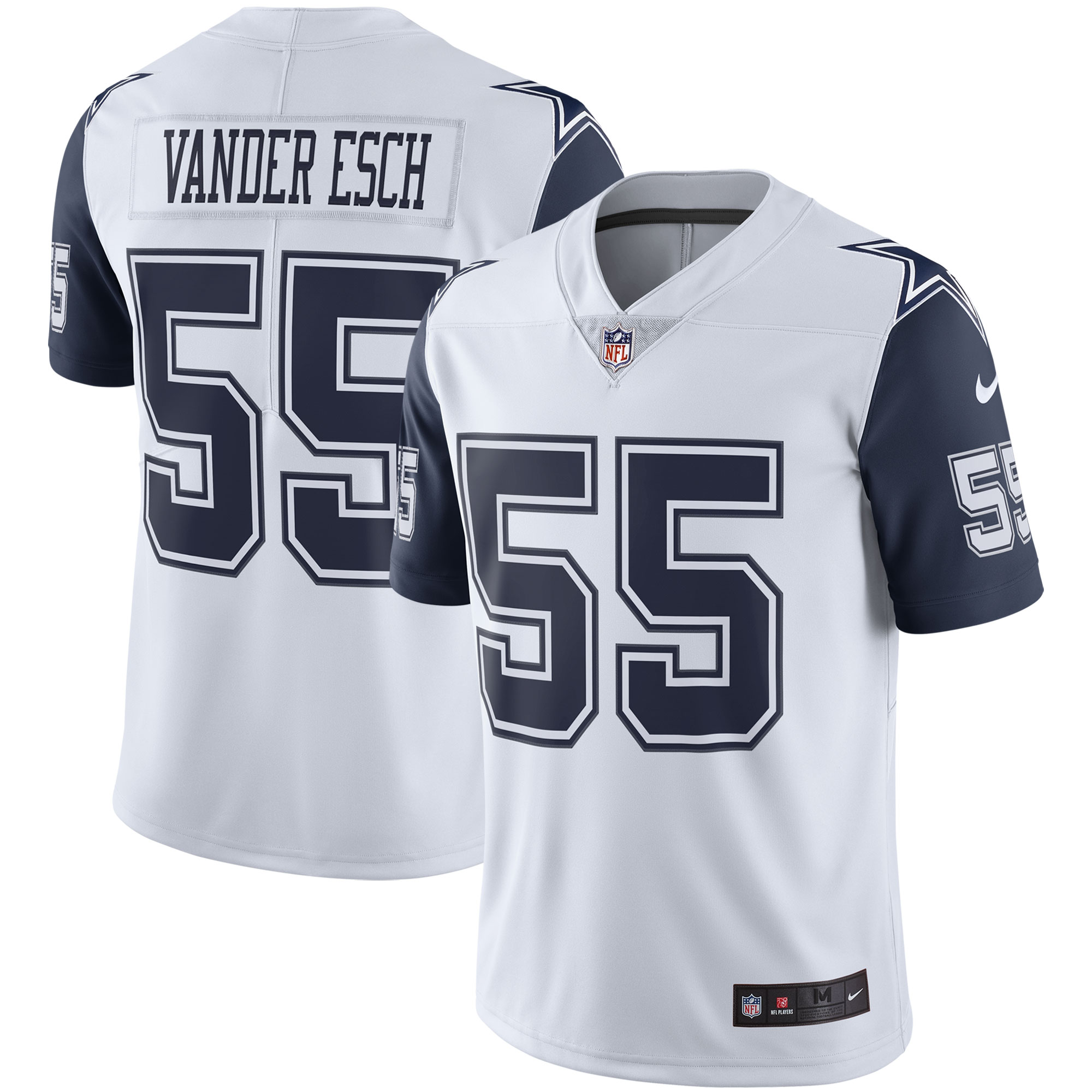 Hunk Wear - Leighton Vander Esch Nike Dallas Cowboys Color Rush Vapor Limited Jersey ' White