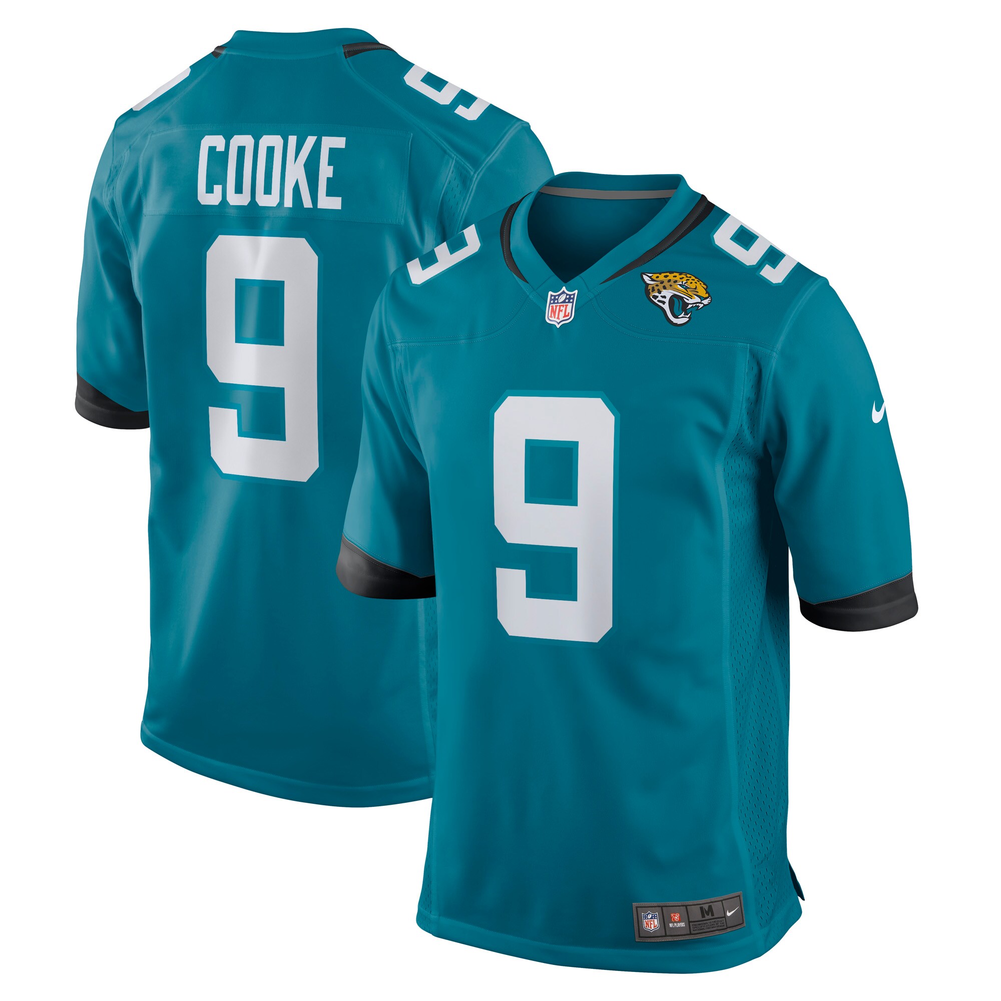 Hunk Wear - Logan Cooke Jacksonville Jaguars Nike Game Jersey ' Teal