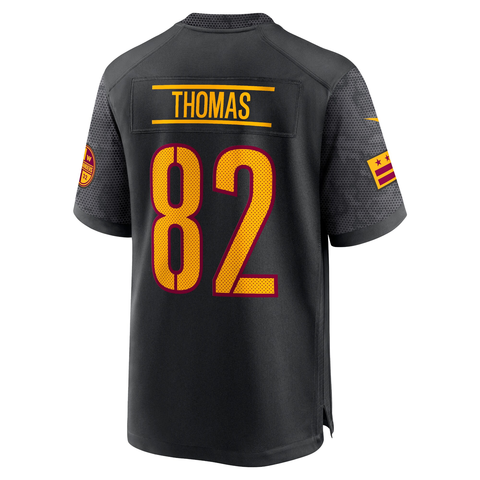 Hunk Wear - Logan Thomas Washington Commanders Nike Alternate Game Player Jersey – Black