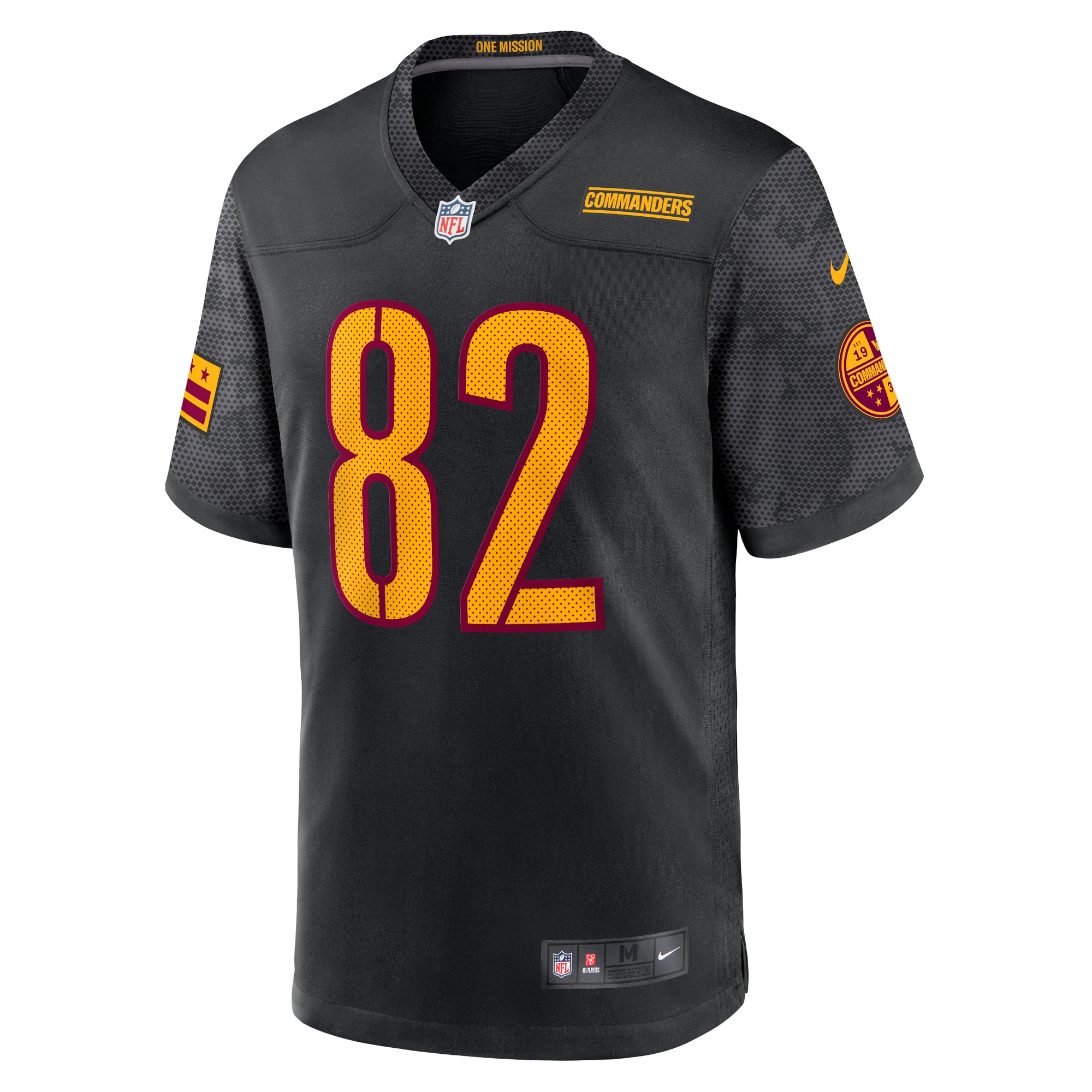 Hunk Wear - Logan Thomas Washington Commanders Nike Alternate Game Player Jersey Black