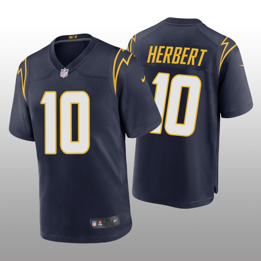 Hunk Wear - Los Angeles Chargers Navy Draft Justin Herbert Alternate Game Jersey