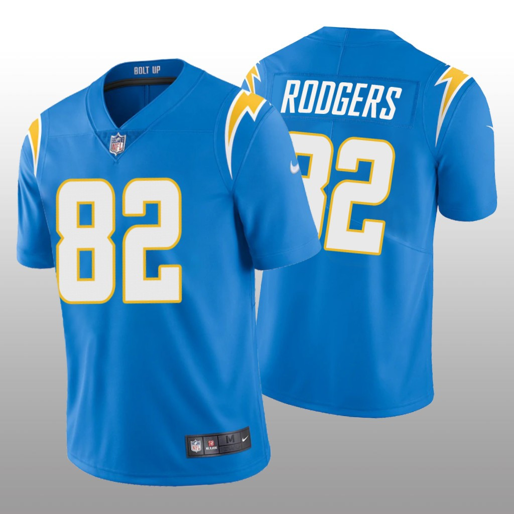 Hunk Wear - Los Angeles Chargers Richard Rodgers Powder Blue Jersey Vapor Limited - Men's