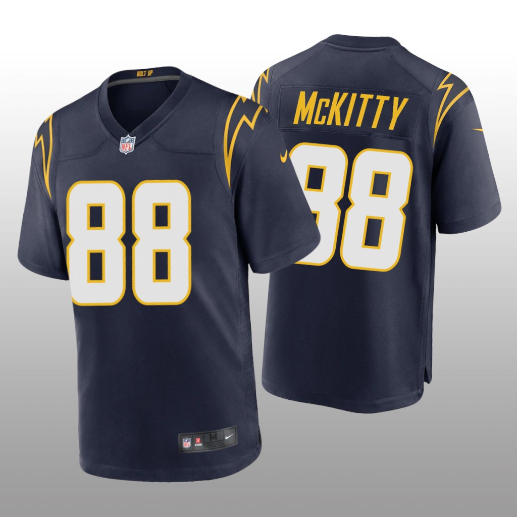 Hunk Wear - Los Angeles Chargers Tre' McKitty Navy Jersey Alternate Game - Men's