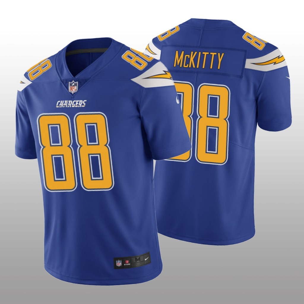 Hunk Wear - Los Angeles Chargers Tre' McKitty Royal Jersey Color Rush Limited - Men's