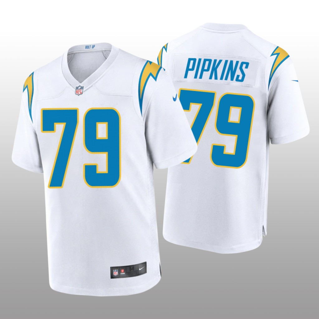 Hunk Wear - Los Angeles Chargers Trey Pipkins White Jersey Game - Men's