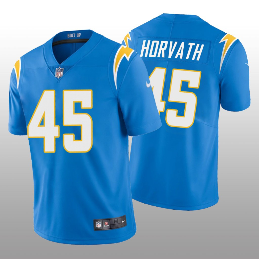 Hunk Wear - Los Angeles Chargers Zander Horvath Powder Blue Jersey Vapor Limited Men's
