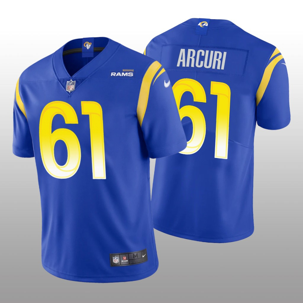 Hunk Wear - Los Angeles Rams A.J. Arcuri Royal Jersey Vapor Limited - Men's