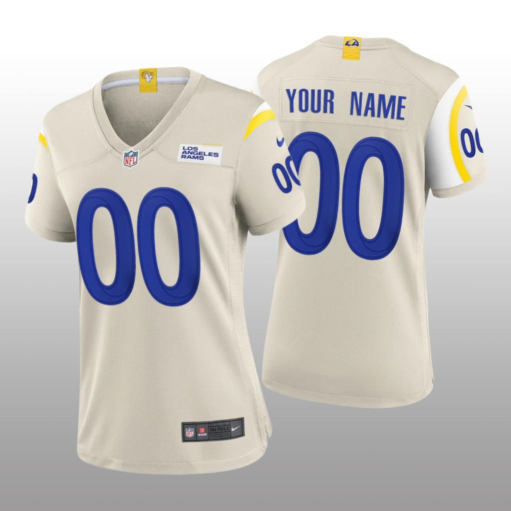 Hunk Wear - Los Angeles Rams Custom Bone Jersey Game - Women's