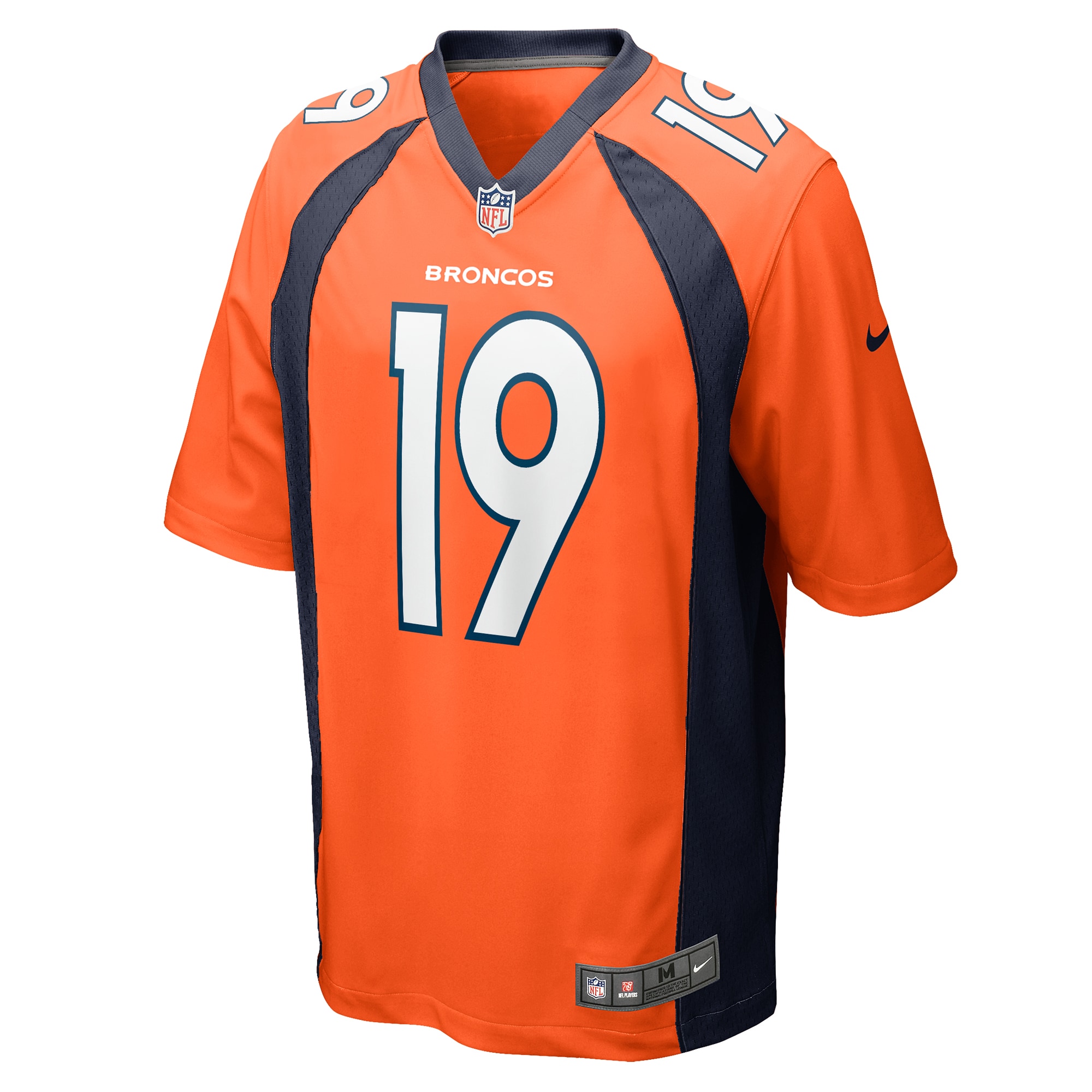 Hunk Wear - Marvin Mims Jr Denver Broncos Nike Team Game Jersey Orange