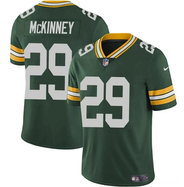 Hunk Wear - Men's Green Bay Packers #29 Xavier McKinney Green Vapor Limited Football Stitched Jersey
