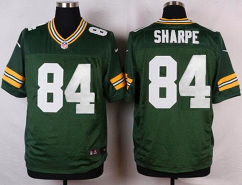Hunk Wear - Men's Green Bay Packers #84 Sterling Sharpe Green Retired Player NFL Nike Elite Jersey