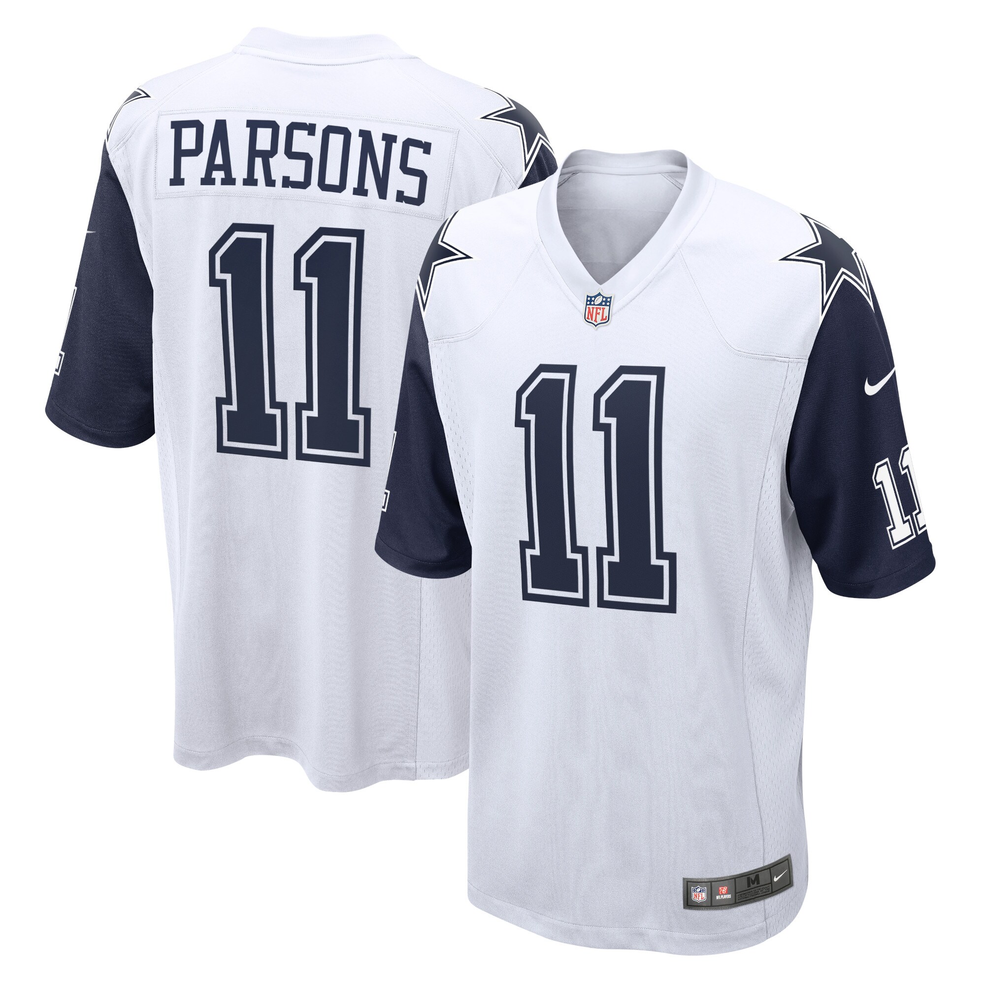 Hunk Wear - Micah Parsons Dallas Cowboys Nike Alternate Game Jersey ' White