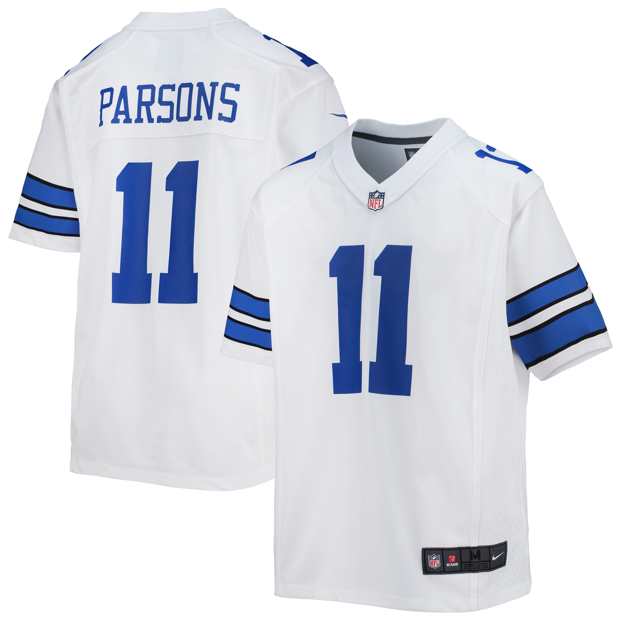 Hunk Wear - Micah Parsons Dallas Cowboys Nike Youth Game Jersey ' White