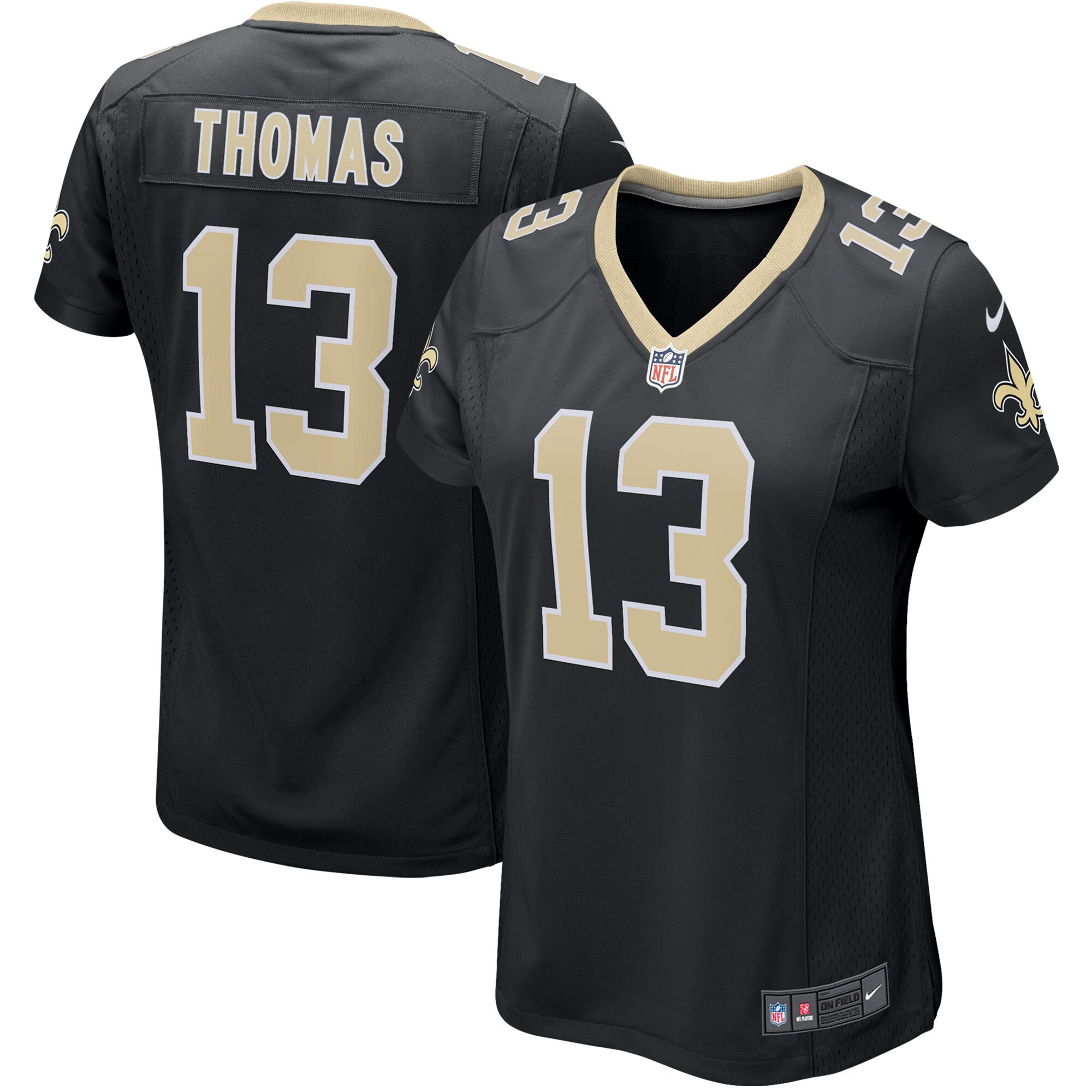 Hunk Wear - Michael Thomas New Orleans Saints Nike Womenâ€™s Game Player Jersey ' Black
