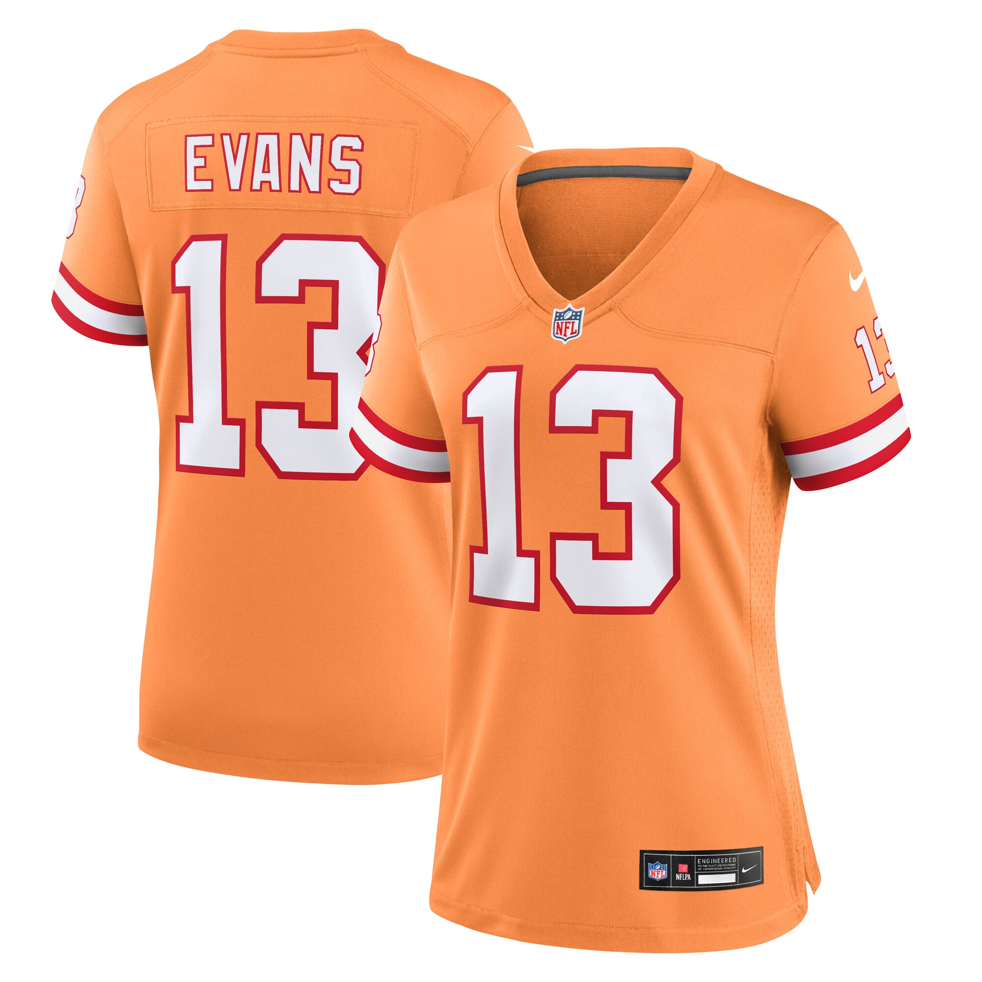 Hunk Wear - Mike Evans Tampa Bay Buccaneers Nike Women’s Player Jersey – Orange